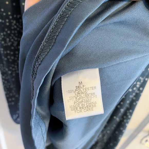 Piper and Scoot: The Pacific Dot Midi Dress in Dusty Blue Size Medium - Picture 7 of 9